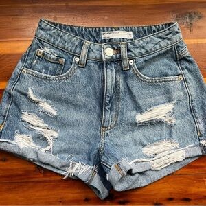 Garage denim Mom shorts 23 00